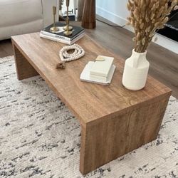 Wood Coffee Table Mango design rectangular center table