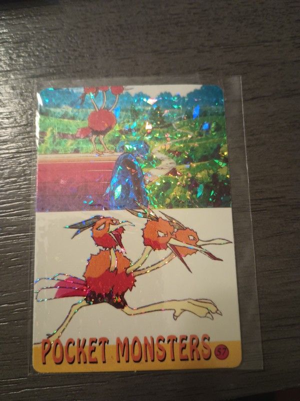 Pokemon Pocket Monster Vintage Holo Prism