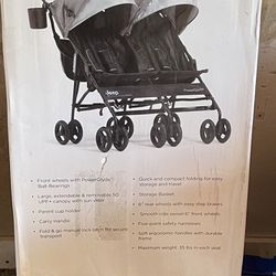 Brand New Jeep powerglyde side-by-side  stroller