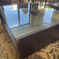 Glass & Wood Coffee Table - ONLY $20