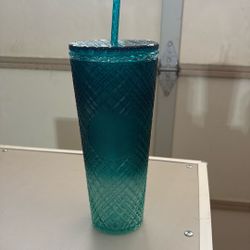 Starbucks cup with straw