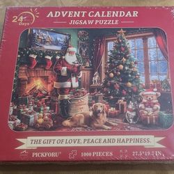 24 Day Christmas Calendar 1000 Piece Jigsaw Puzzle