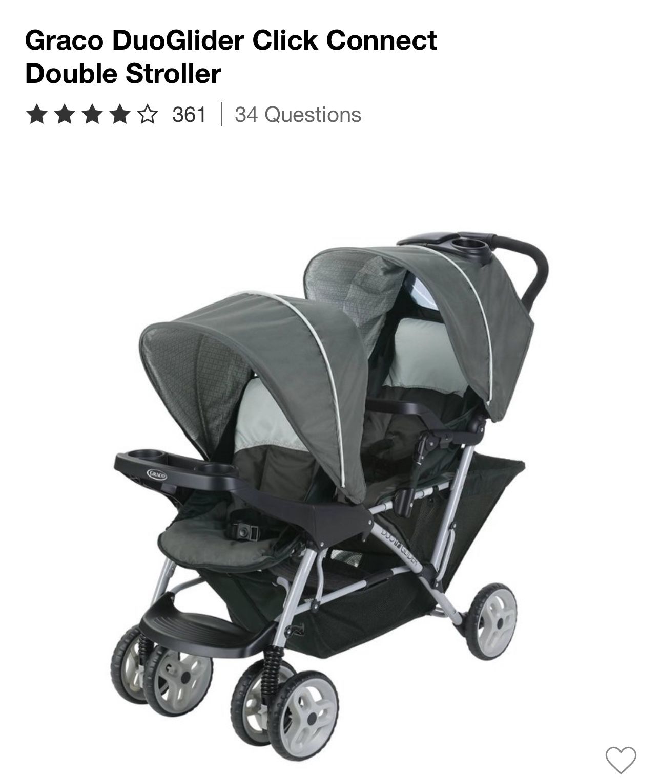 GRACO Double Stroller