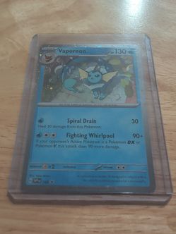 Vaporeon Holo Pokémon Card SVP Promo