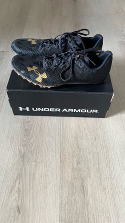 Black & Gold Under Armour Track Spikes