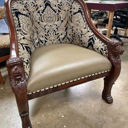 BEAUTIFUL New HANDCRAFTED Accent Chair (READ THE FULL DESCRIPTION)