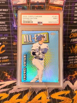 Shohei Ohtani 2025 Topps Chrome All-Etch #CAE-1 PSA 9 MINT