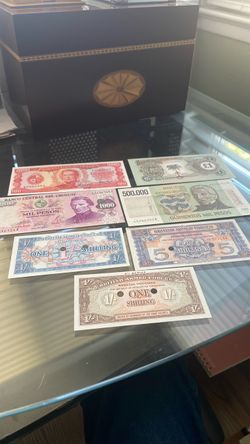 Vintage Bank Notes