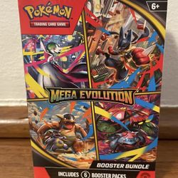 Pokemon TCG Mega Evolution 6-pack Booster Bundle
