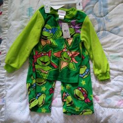 Toddlers 3t Ninja Nickelodeon Sleep Wear