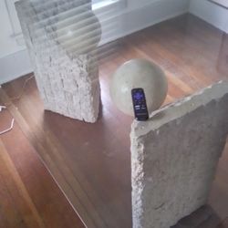 Glass Top Desk 