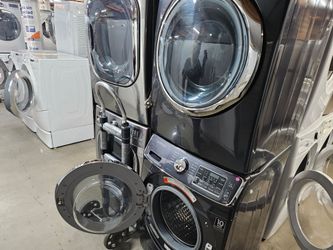 Warehouse Full Nice Certified Refurbish Gently Used Washer Dryer Refrigerator Oven Stove Stackable Free Warranty Samsung GE WHIRLPOOL LG BOSH KENMORE