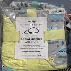 Little Sleepies MONSTER MAYHEM Large Cloud Blanket