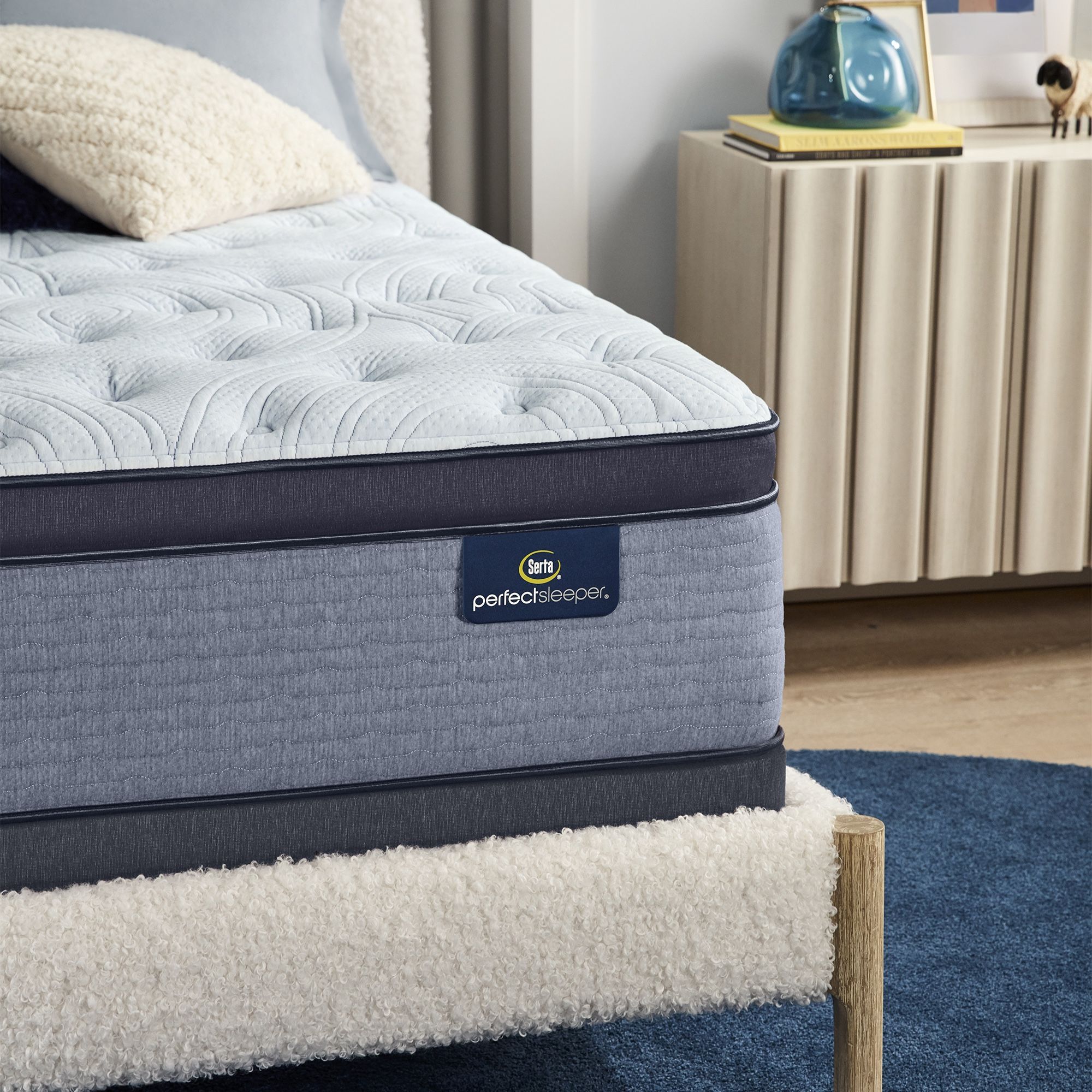 King Size Mattress Serta Perfect Sleeper Pillow Top 14” Inches Thick Wrapped in Plastic Direct From Factory Same Day Delivery