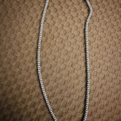 925 SOLID SILVER CHAIN BEATIFUL PERFECT CONDITION SIZE MEDIUM REAL SILVER 