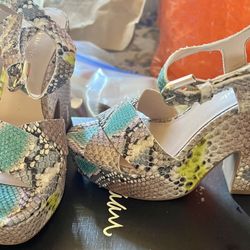 Kate Spade Heels Size 6 The Pair That Makes the Outfit Snakeskin Platform