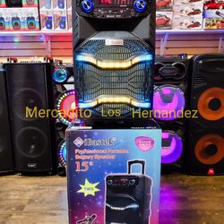Karaoke Bluetooth Speaker ❗️15" Woofer - New 2026 Version - SUPER PRICE 💥HD AUDIO - Long 🔋 -  6200w