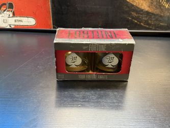 Miller Fortune Rocks Glasses Set of 2 11 Oz Spade Logo With Box