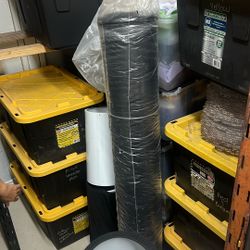 Black Polyester Fabric Roll