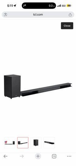 Pre-owned  working TCL Alto 9+ 3.1 Atmos Sound Bar with Wireless Subwoofer with RAY-DANZ technology Model: TS9030 , no remote