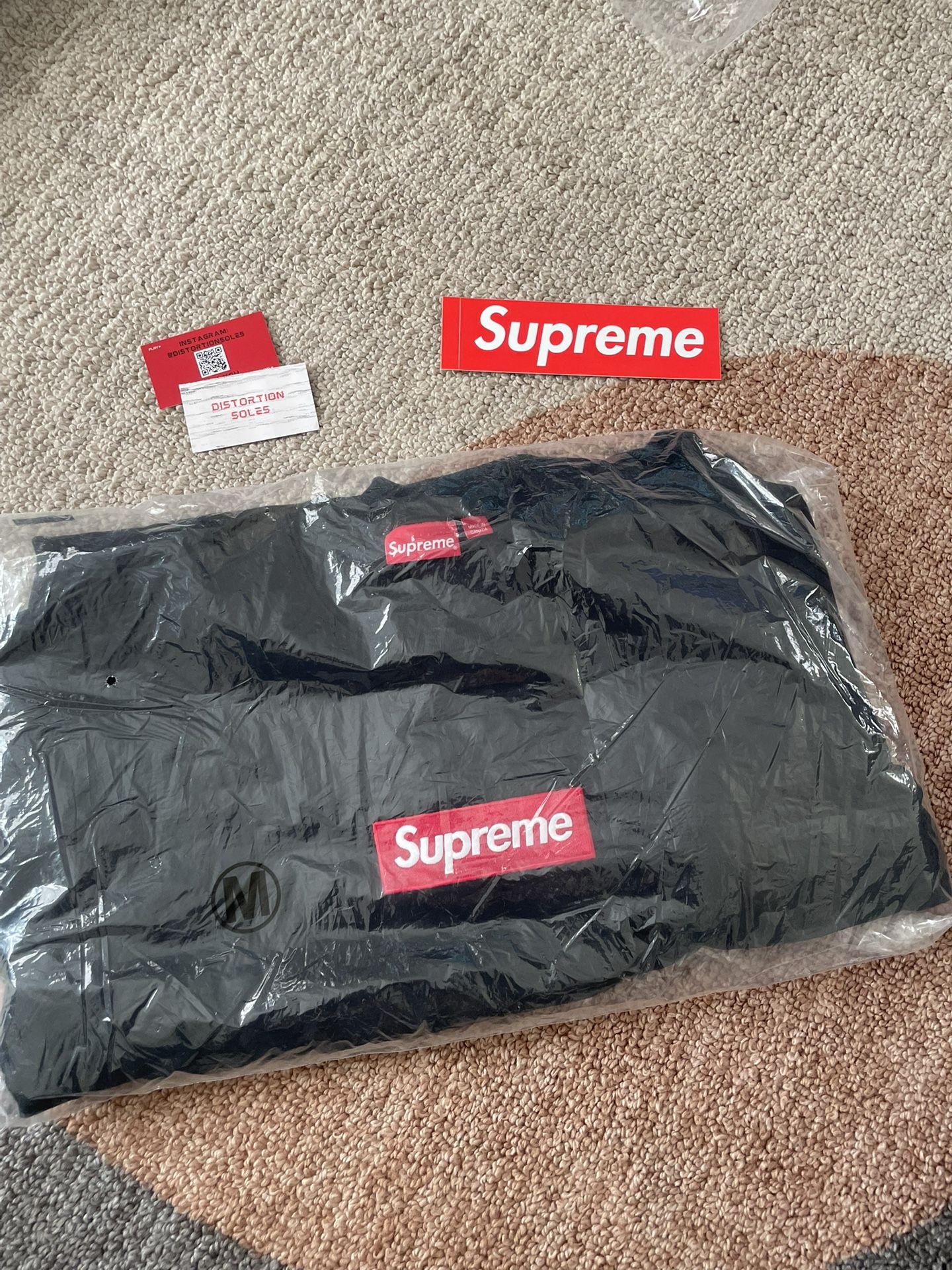 Supreme Box Logo Crewneck (FW22) Black Medium