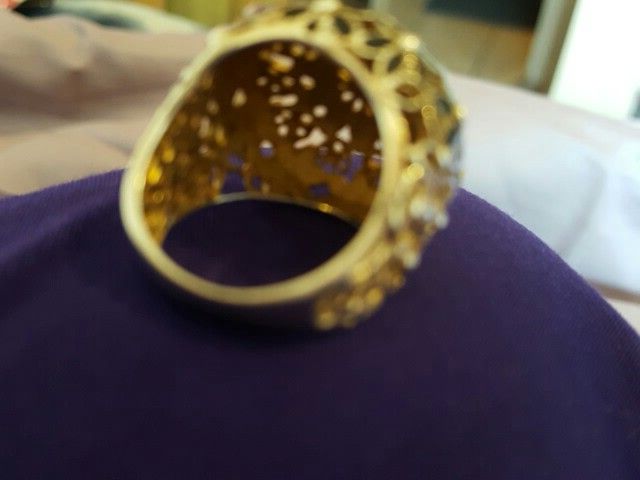 Beautiful 925 silver ring with onyx