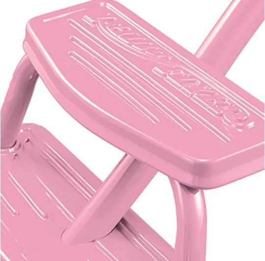 Radio Flyer Classic Pink Dual Deck Tricycle with 12 inch Front Wheel and Adjustable Seat for Ages 2 1/2 5 years, Pink