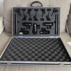 7 Piece Wired Dynamic Drum Mic Set