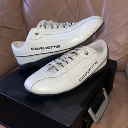 Puma All White Corvette Sports Shoes 