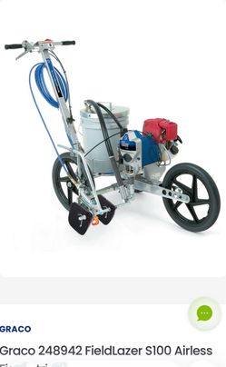 Brand new never used. Graco S100 airless line striper.