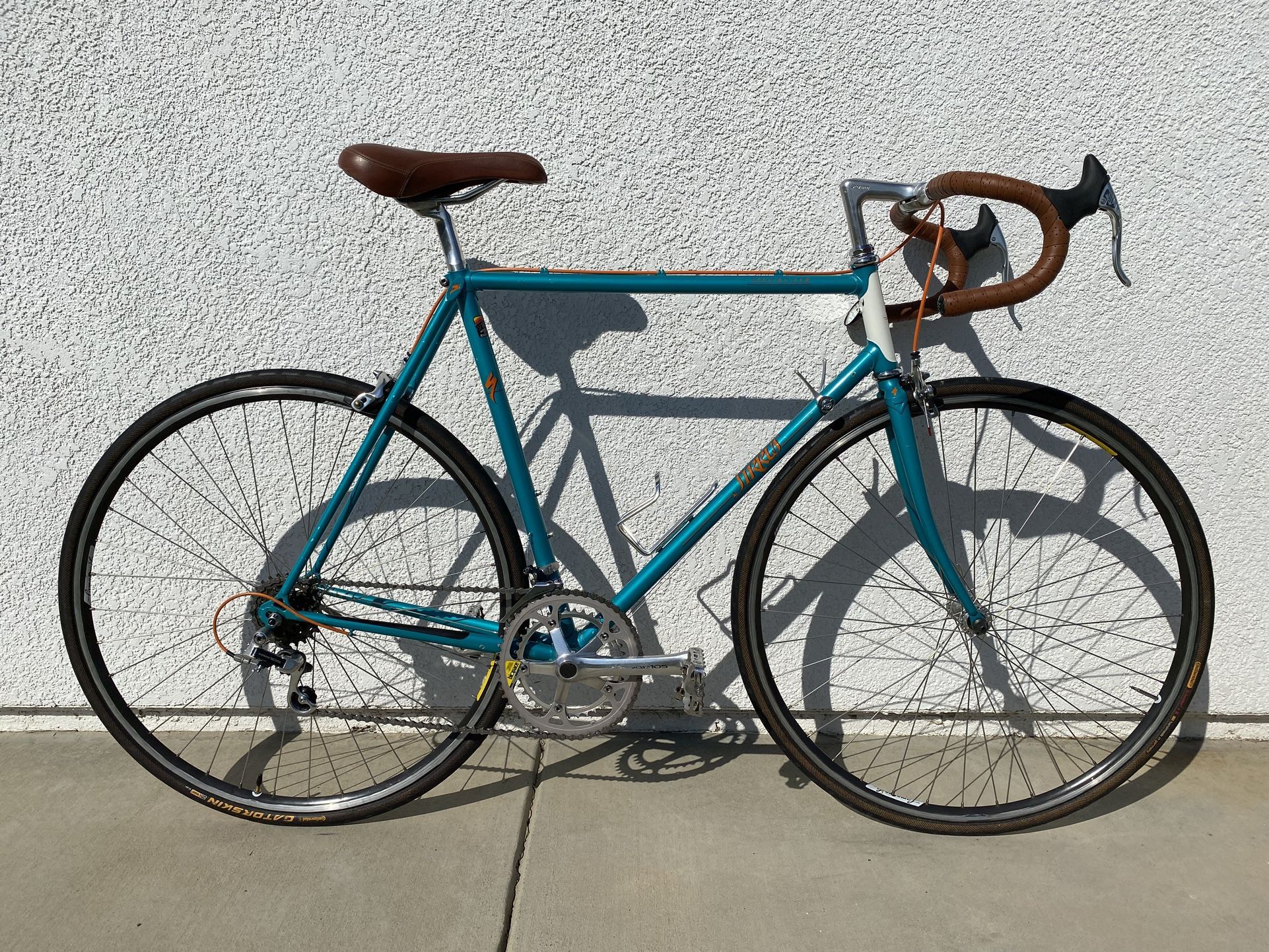 1987 Specialized Sirrus 700c Road Bike  56cm in Aqua & White