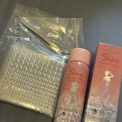 Glitter Body Spray And Hair Gems 