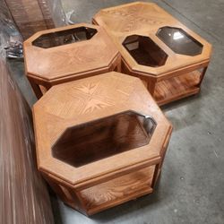 Warehouse LIIQUIDATIAN Coffee Table , Side Tables With Glass