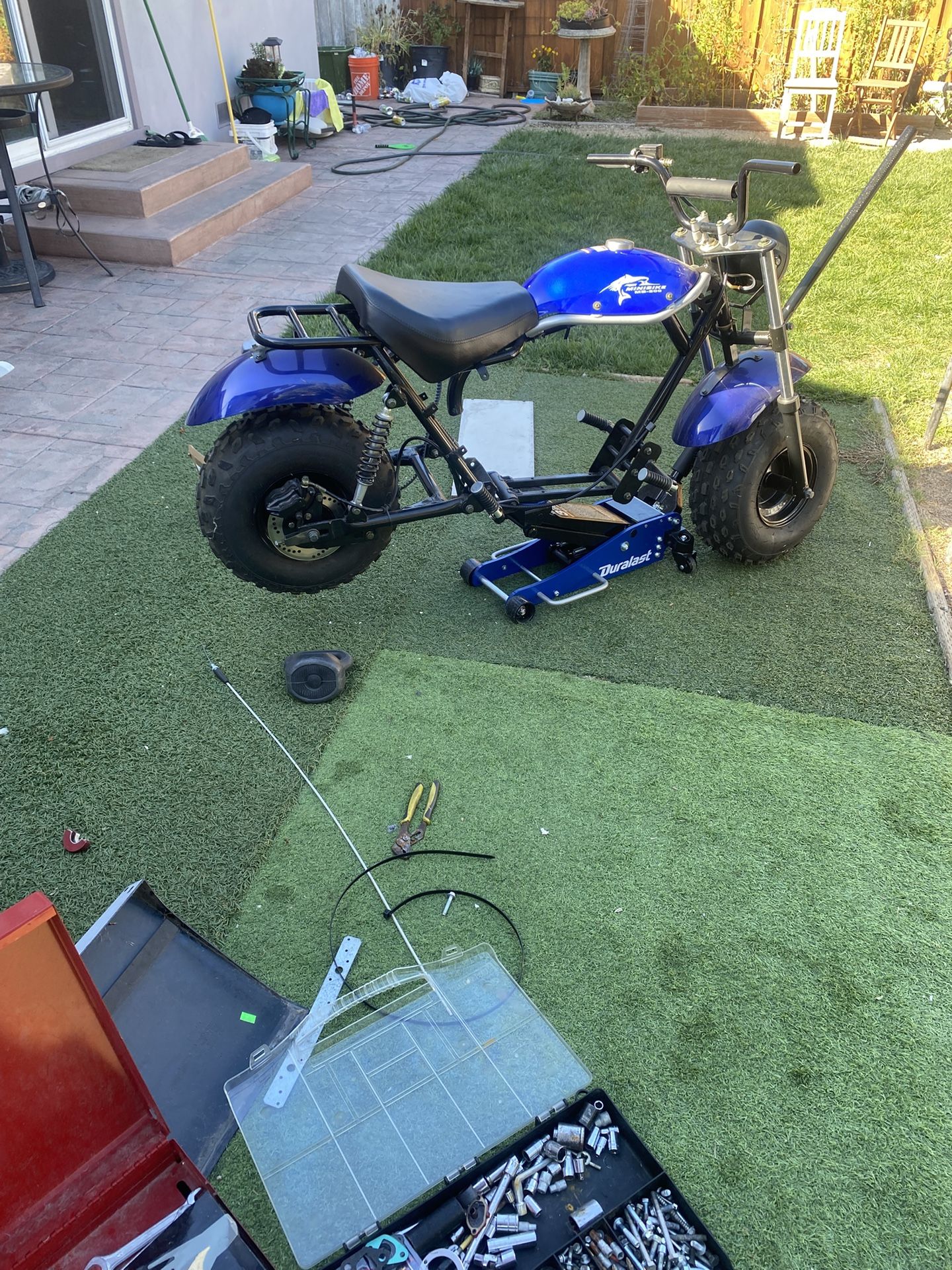 mb-200 mini bike roller