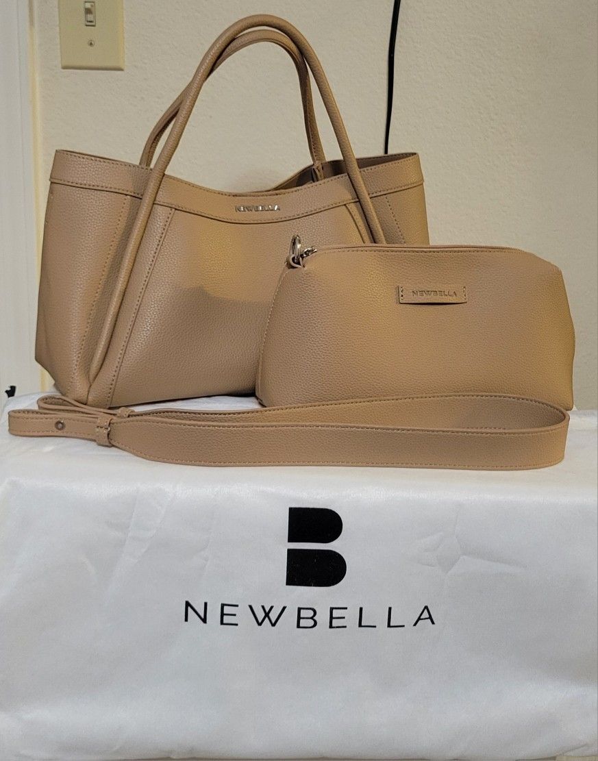 Khaki Newbella Kelly 2 Pcs Tote Bag