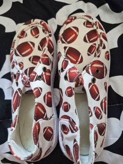 Womens Football Print Shoes