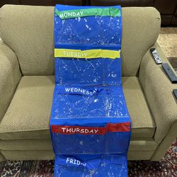 Weekly Clothes Organizer