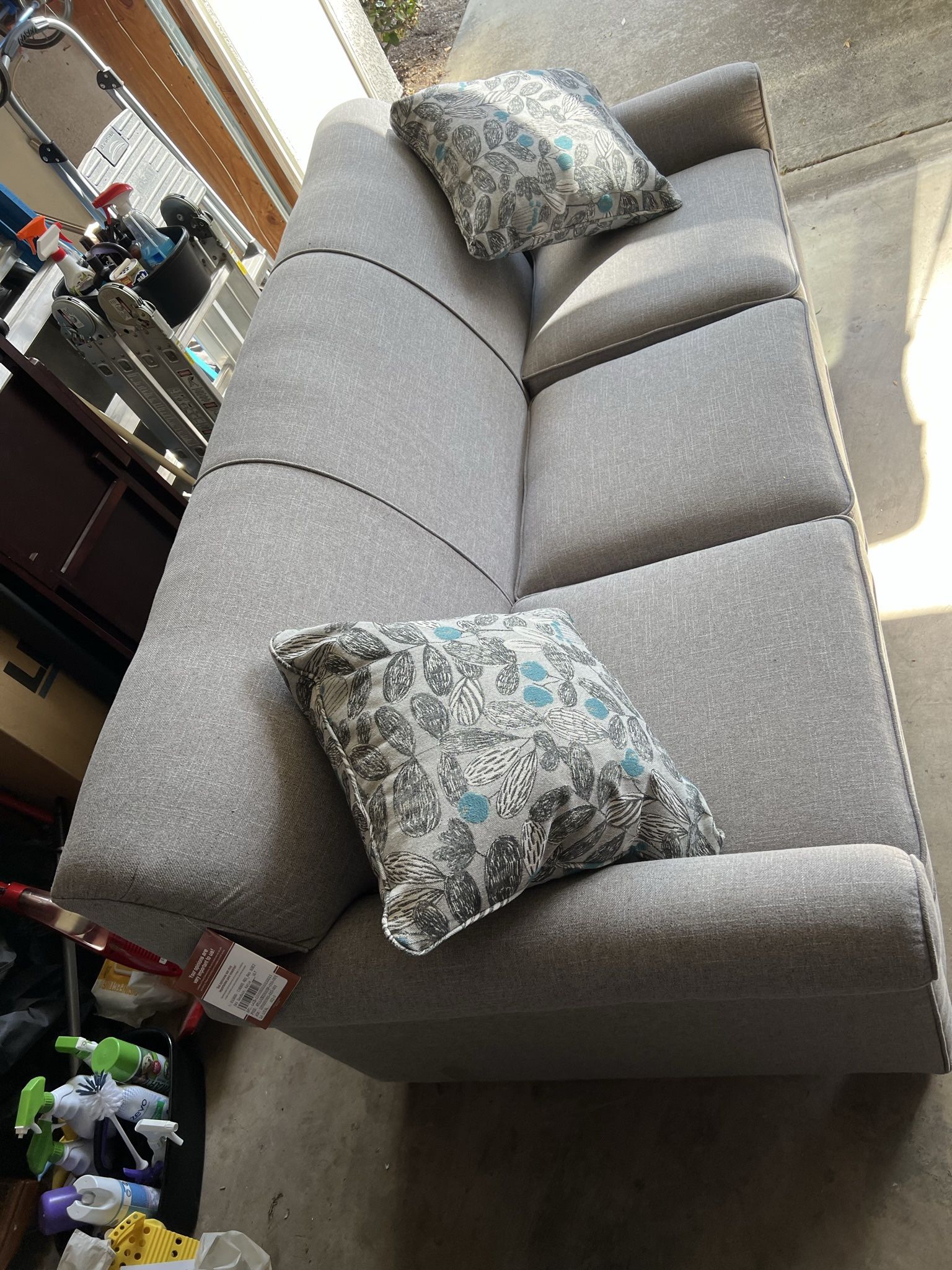 Lazy Boy Sofa And Chair Set With Pillows