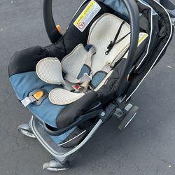Chicco Stroller with Car Seat and base