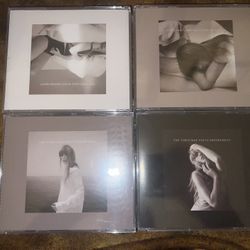 Taylor Swift The Tortured Poets Department Deluxe CDs Full Set Of Four