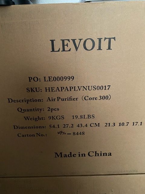 Levoit air freshener brand new. There are 2 air fresheners