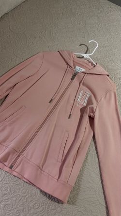 pink armani exchange women zip up
