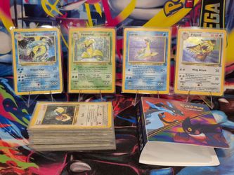 Vintage Pokemon Lot of 60 Cards from Base Set, Base Set 2, Fossil, Jungle, and Team Rocket
