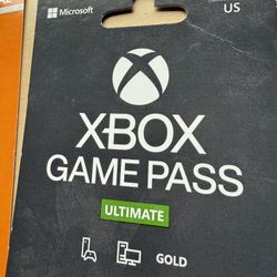 Brand New Xbox Game Pass-3 Months Ultimate