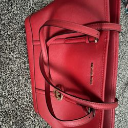 Michael Kors Red Purse 