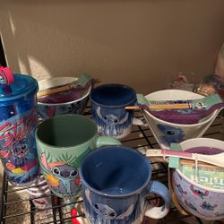 Brand New Stitch Mugs And Ramen Bowls 