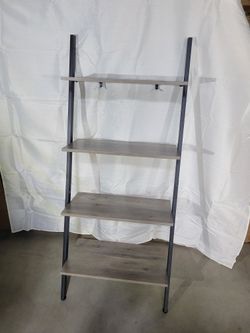 Ladder Shelf In Grey Color