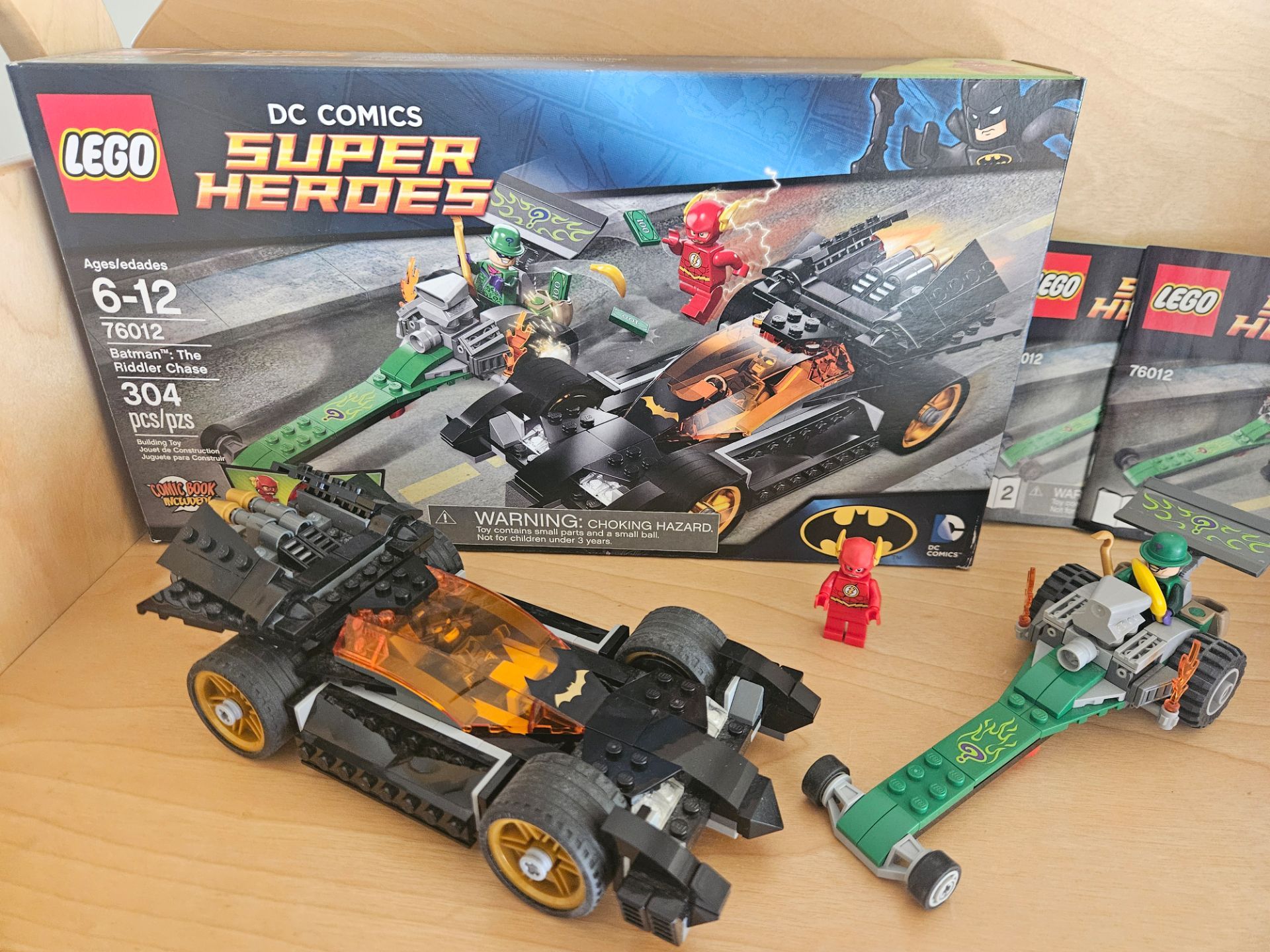 LEGO DC Super Heroes: Batman: 76012 The Riddler Chase with Instructions