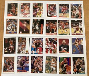 Lot Of 24 Kenny Smith And Steve Smith 90’s Basketball Cards