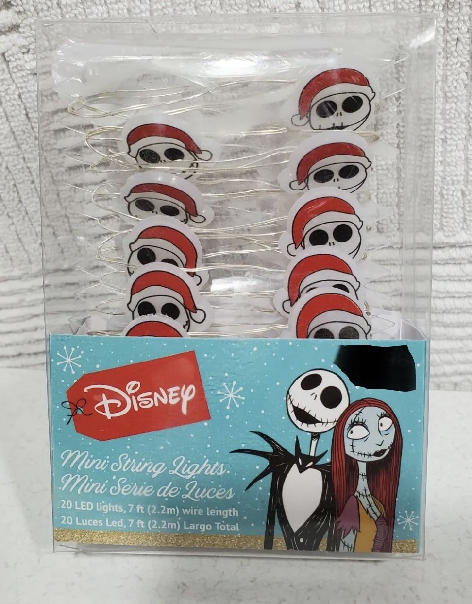 Nightmare Before Xmas Mini String Lights Christmas Yard Decor Holidays